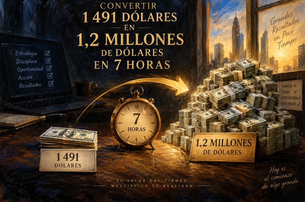 Un operador de criptomonedas se llevó el premio gordo al convertir 1 491 dólares en 1,2 millones de dólares en 7 horas