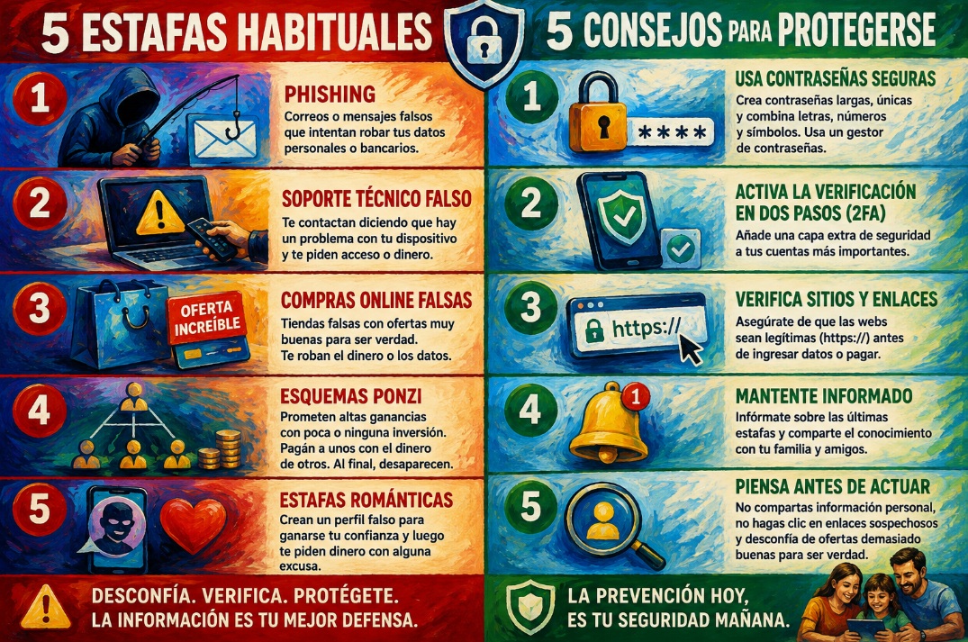 Cómo se sustraen fondos a través de los monederos digitales: 5 estafas habituales y 5 consejos para protegerse