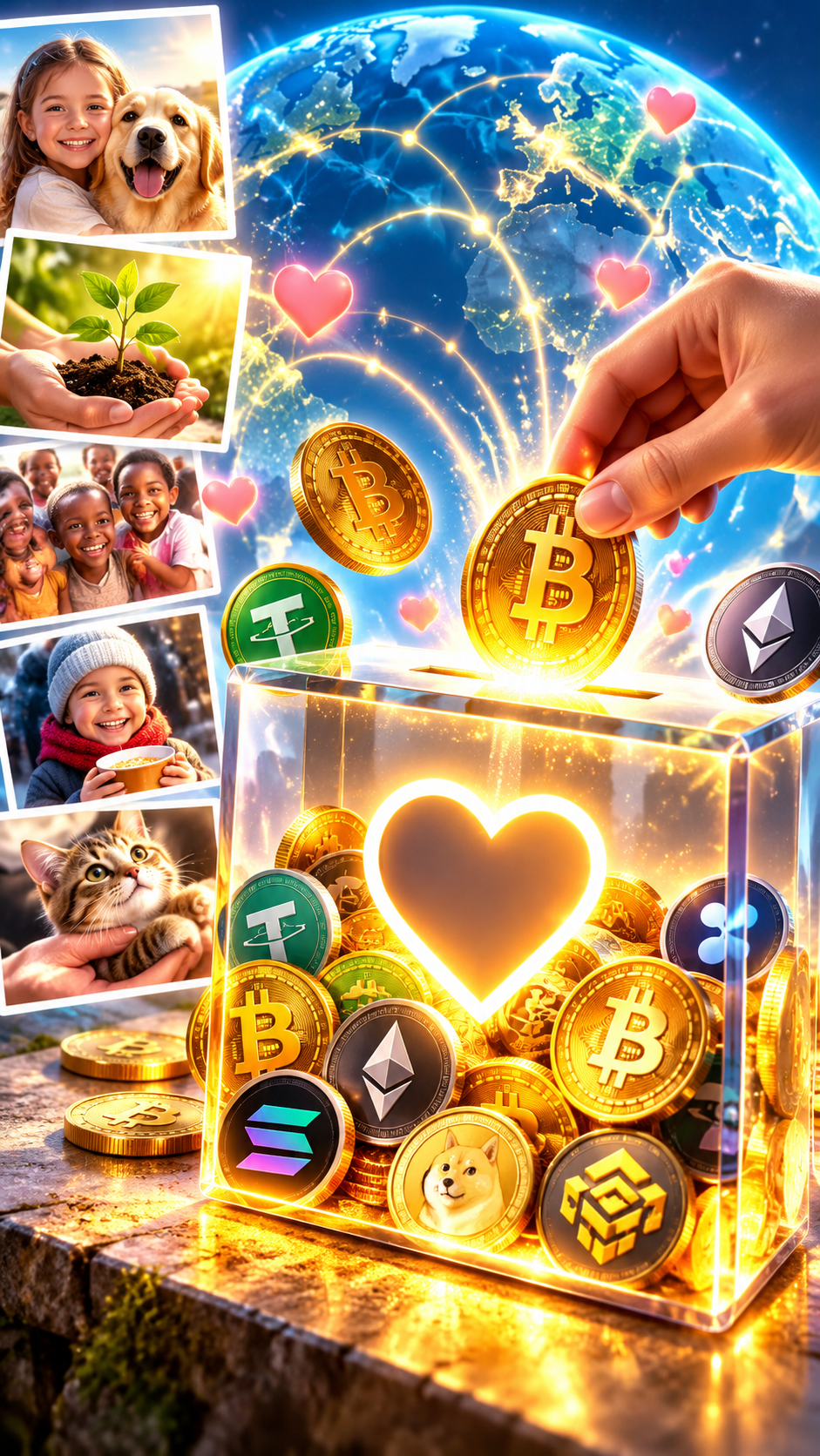 Donaciones en criptomonedas: cómo pueden las fundaciones benéficas aceptar Bitcoin, Ethereum y otros tokens