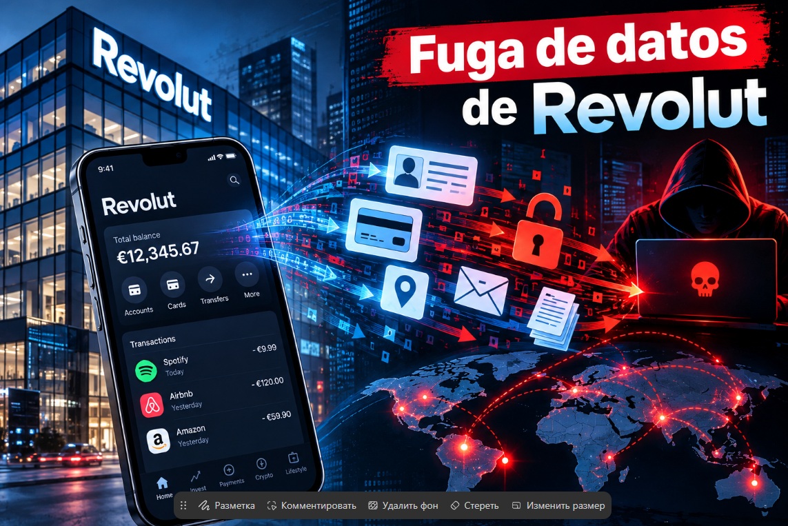 Fuga de datos de Revolut: ¿los hackers chantajean a los clientes y sus pasaportes, IBAN y transacciones con bitcoins están en peligro?